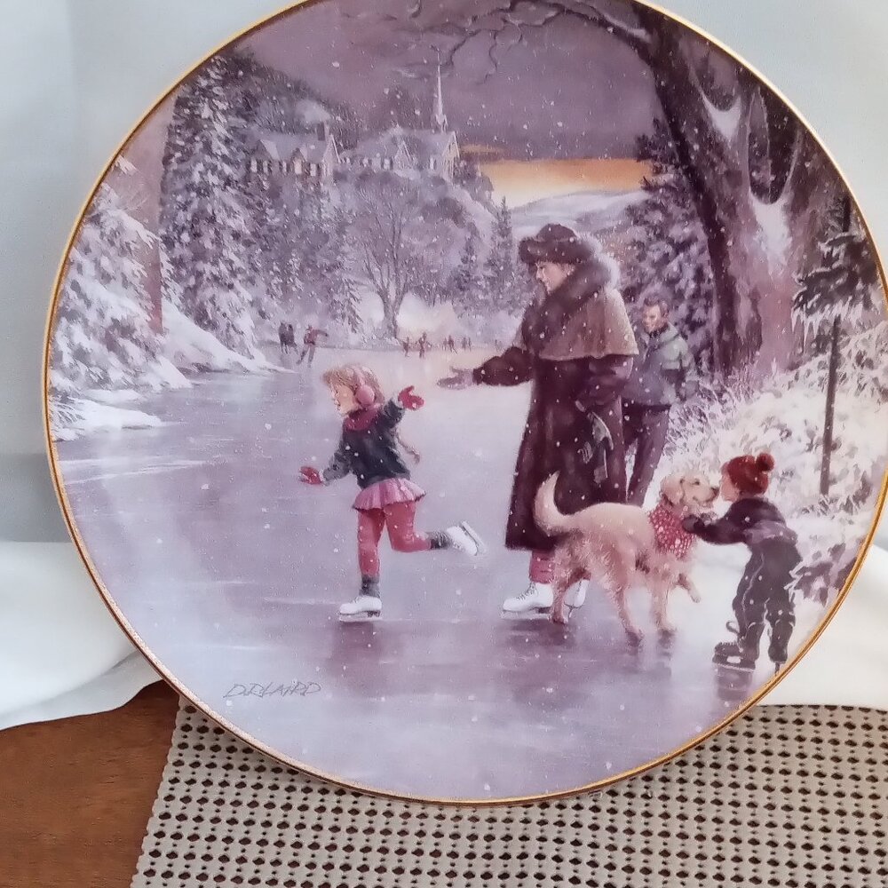 D. R. Laird Collector Plate "Winter Eve"